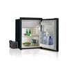 Vitrifrigo Front-Loading, Black Refrigerators w/freezer compartment C75RBD4-F-1 Adjustable Flange (external cooling unit)