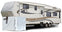 ADCO RV 5th Wheel Storage Skirt, White Vinyl 64