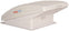 MaxxFan Deluxe Manual-Opening RV Ventilator System, White Lid
