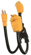 Camco RV 45 AMP Power Grip Maximizer Y Adapter Cord (6CS) (55025)