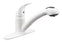 Dura Faucet RV Kitchen Faucet Designer Pull-Out Kitchen Faucet - White (DF-NMK852-WT)