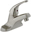 Dura Faucet RV Bathroom Sink Faucet Heavy Duty Single Lever RV Lavatory Faucet - Brushed Satin Nickel (DF-NML110-SN)