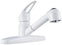 Dura Faucet RV Kitchen Faucet Non-Metallic Pull-Out RVKitchen Faucet - White (DF-PK100-WT)