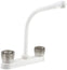 Dura Faucet RV Kitchen Faucet Hi-Rise Kitchen Faucet - White (DF-PK210S-WT)