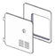 The Girard RV Water Heater Conversion Door/Flange Assembly Girard 2 Door Kit Suburban 10 Gallon White (2GWHDAS10)
