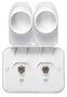 JR RV Cable/Cable TV Plate Exterior Cable/Cable TV Plate White (Was 543-B-2-A) (94323)