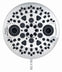 Oxygenics RV Handheld Shower Oxygenics Power Massage Shower Head Chrome With 60