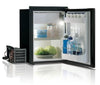 Vitrifrigo Front-Loading, Black Refrigerator w/freezer compartment C42RBD4-F-1 Adjustable Flange (External Cooling Unit)