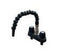 The American Brass RV Shower Valve Outside Shower Vave With Flex Spout Quick Disconnect Black (CRD-QDFLX-BLK)
