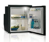 Vitrifrigo Front-Loading, Black Refrigerator w/freezer compartment C62IBD4-F-1 Adjustable Flange (internal cooling unit)