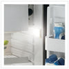 Vitrifrigo Front-Loading, Black Refrigerator w/freezer compartment C51IBD4-F-1 Adjustable Flange (internal cooling unit)