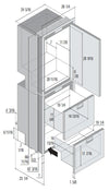 Vitrifrigo Stainless Steel Drawer Refrigerators and Freezers DW360IXD1-EFIV (SO)