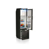 Vitrifrigo Front-Loading, Black Refrigerators SLIM150RBD4-EQ (external cooling unit)