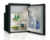 Vitrifrigo Front-Loading, Black Refrigerator with freezer compartment C90IBD4-F-1 Adjustable Flange (internal cooling unit)