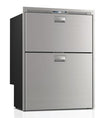 Vitrifrigo Stainless Steel Double Drawer Refrigerator DW210IXP4-EF-2 Flush Flange