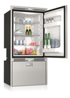 Vitrifrigo Stainless Steel Drawer Refrigerators and Freezers DW250IXN4-EFV-2 Flush Flange