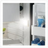 Vitrifrigo Stainless Steel Refrigerator with Freezer Compartment, Adjustable Flange C90IXD4X-1